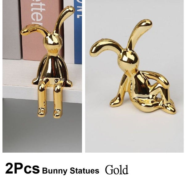 NEW new European Style 3D Rabbit Bust Statue Home Decor *Clearance* Carousel 1