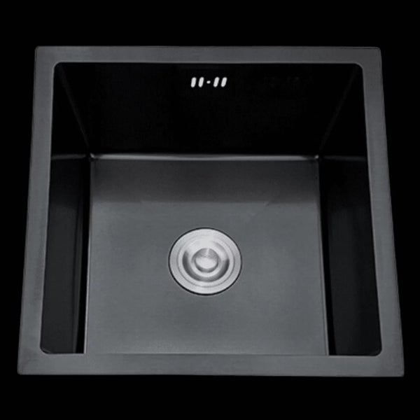 390x450mm Single Bowl Sink Dark Grey Carousel 1