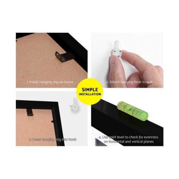 Goslash Picks 3 Pcs Photo Frame Wall Set A3 Picture Home Decor Art Gift Prese...63908692224002114