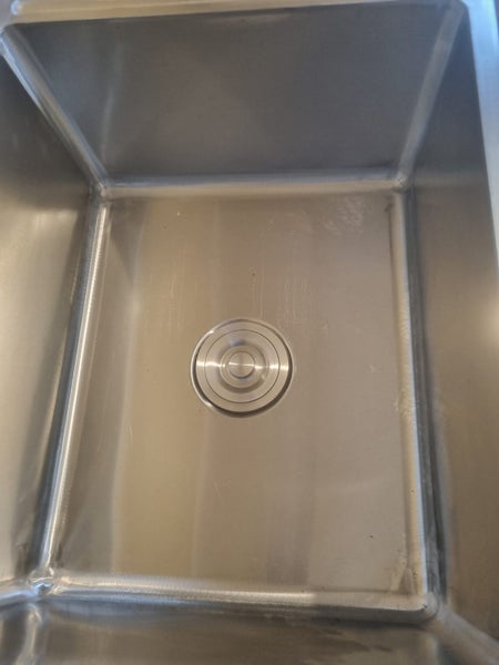Stainless Steel Double Sink Bench & Undershelf 1800 x 600 x 900mm Carousel 5