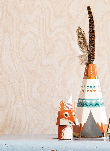 Wallpaper - Plywood Carousel 1
