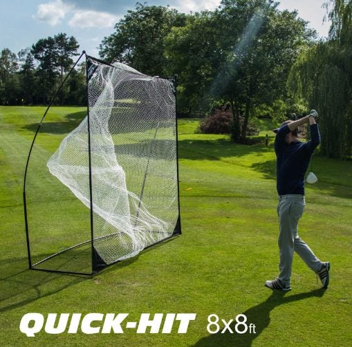 QuickHit Golf & Cricket Target Net - 8ft x 8ft practice net! Carousel 1
