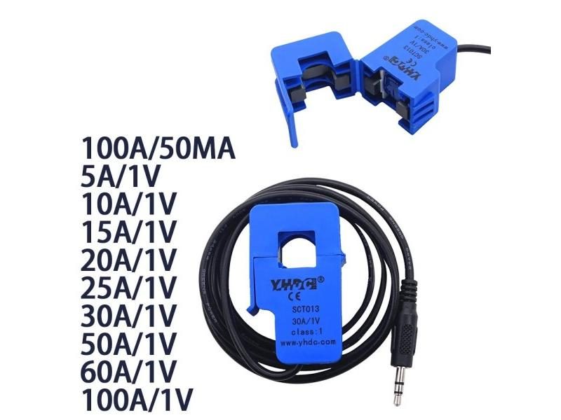 SCT-013 0-100A Open-Close Current Transformer SCT013 Non-invasive AC Current Carousel 1