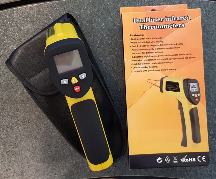 Infrared Thermometer Gun~ 850°C Professional twin laser Carousel 1
