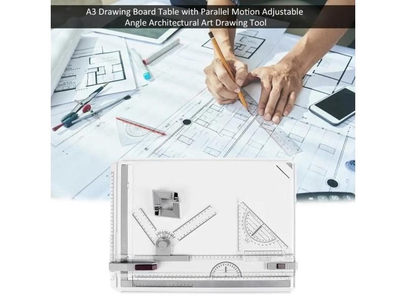 A3 Drawing Board Table For Parallel Motion Angle Adjustment Carousel 1