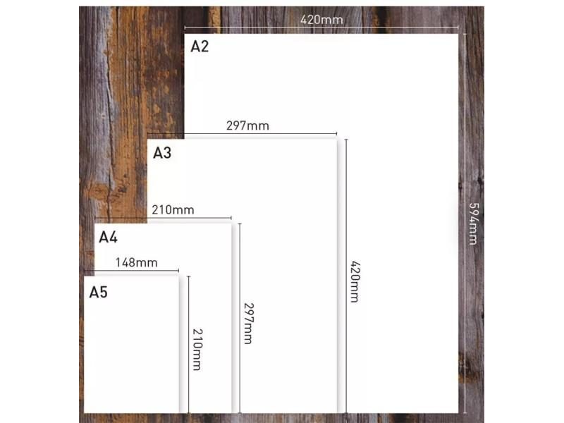 50pcs/lot A3 A4 A5 White Kraft Paper DIY Card Making 120g 180g 230g 300g 400g Carousel 2