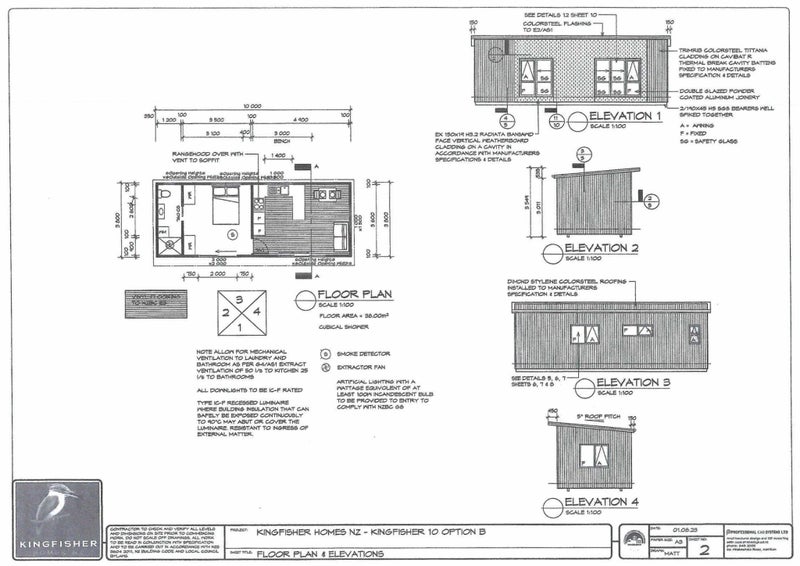 38m2 Tiny home, 10m x 3.8m. Waikato Council COC compliant. READY NOW, TURN KEY Carousel 20