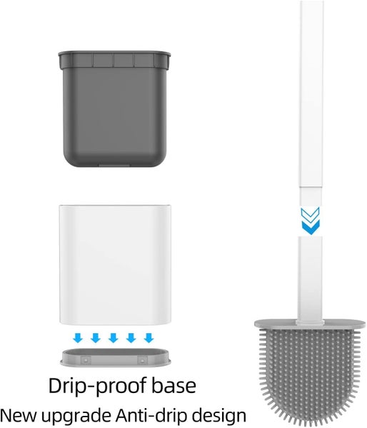 Flexible Wall-Mounting Silicone Toilet Brush Free Shipping | Local Stock Carousel 2