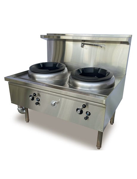 Jasper JA-2CB-L Double Wok Range | Chimney Burner| LPG| Brand New| Stock Take Carousel 1