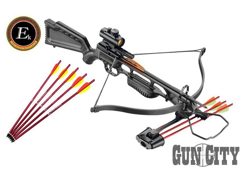 Crossbow with Red Dot Sight + Extra Bolts Carousel 1