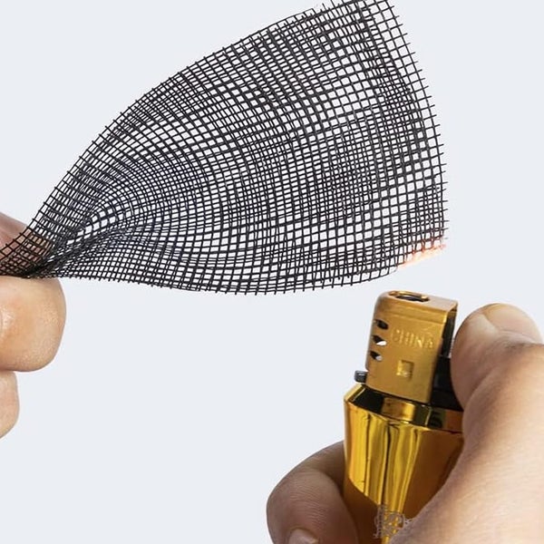 Window Screen Mesh Adjustable Window Fly Net Roll Screen Replacement-Black Carousel 7
