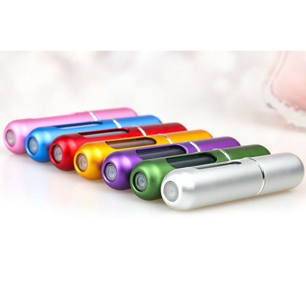 2Pcs Refillable Perfume Atomisers Travel Mini Refillable Bottle Scent Pump Spray Carousel 1