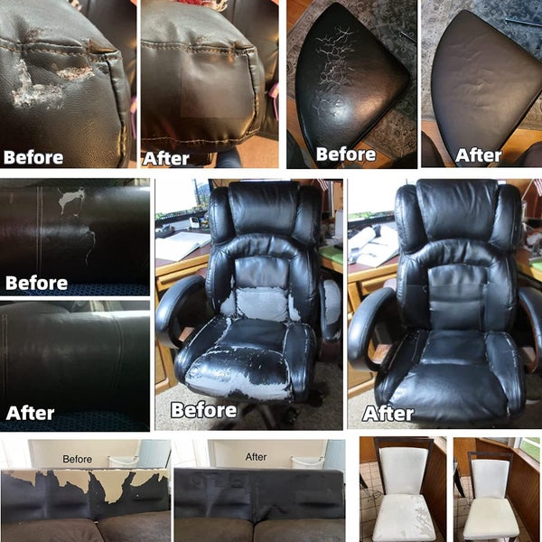 Leather Repair , Self Adhesive Leather Renovation Patch 40 x 150 cm Carousel 6