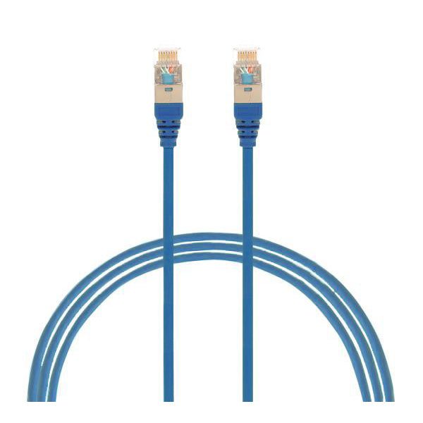 Cat 6A Rj45 Sftp Thin Lszh 30 Awg Pack Of 50 Network Cable Blue Carousel 2