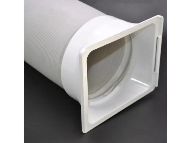 15cm Square Portable AC Body Exhaust Duct Connector For Easy Install Carousel 2