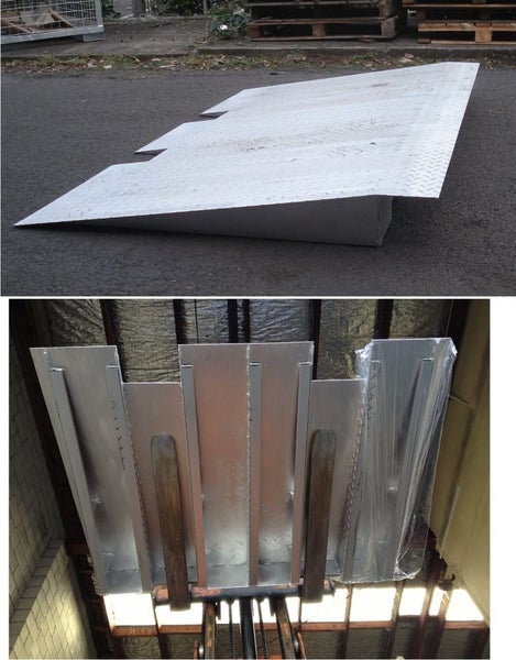 Container Ramp full-size (2080mm wide x 1250mm deep x 160mm high) - in Wellsford Carousel 1
