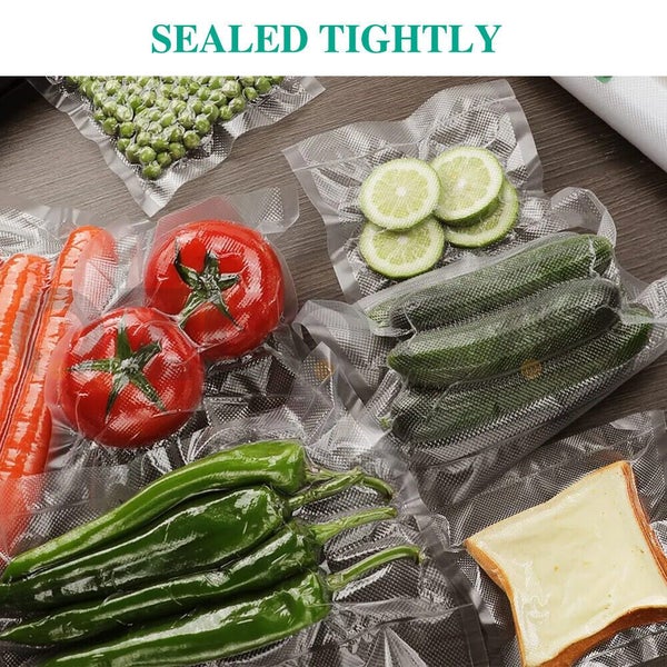 100PCS Vacuum Sealer Bags Precut Food Storage Saver Heat Seal Cryovac Bag Carousel 1