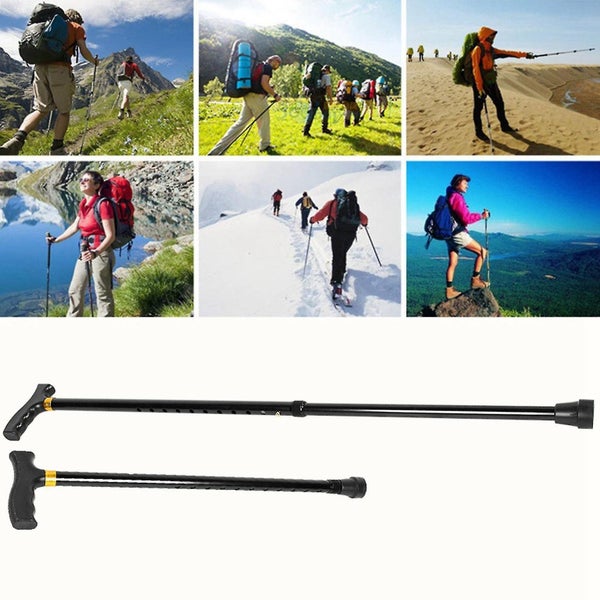 Thicken Aluminum Alloy Outdoor Anti Skid Adjustable Folding Cane Carousel 4