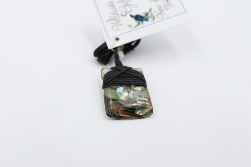 Paua set Toki Pendent with Resin Carousel 2