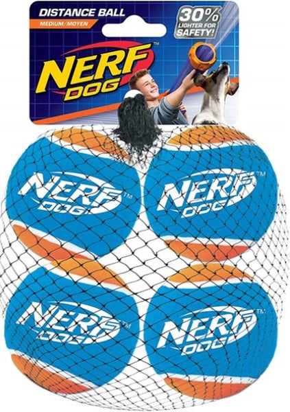 Nerf Blaster Refill 4 Pack Distance Tennis Ball Carousel 1