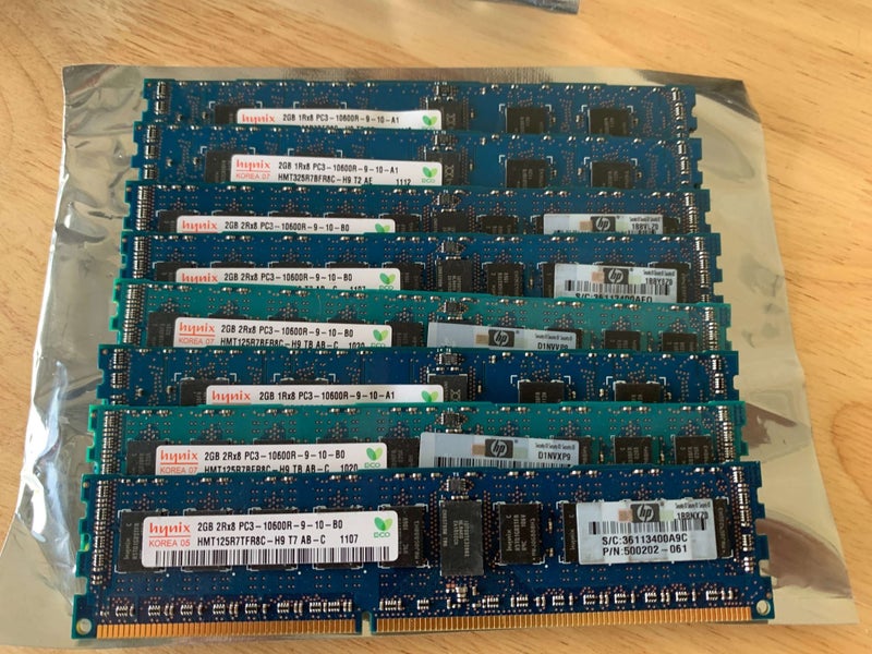 2GB 2Rx8 PC3 (DDR3) 10600R Carousel 2