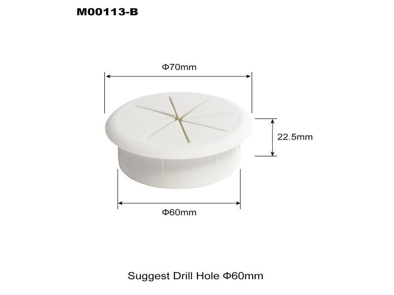 Computer Desk Cable Hole Cover Wire Grommets Carousel 7