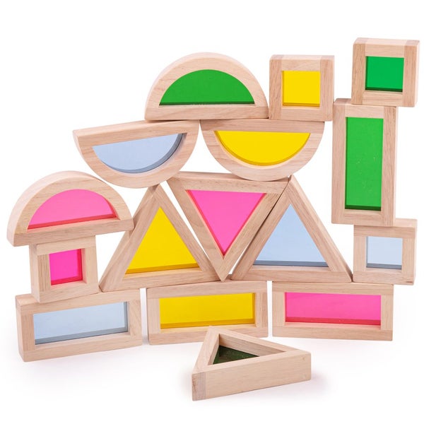 Bigjigs Toys Natural Sensory Shapes Carousel 1