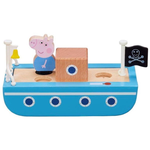 Peppa Pig - Wooden Play Boat, Toy Carousel 1