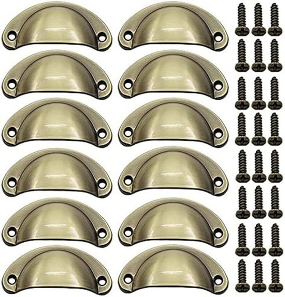 12pcs Vintage Antique Bronze Drawer Handles Cabinet Door Furniture Pulls 3639640 Carousel 2