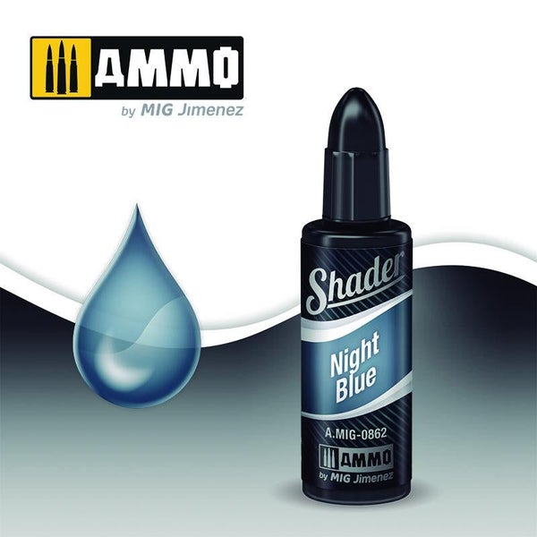 Ammo Shader Night Blue 10ml Carousel 1