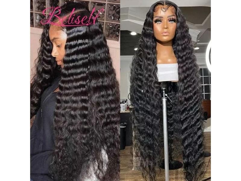 13×6 Loose Deep Wave Wig HD Lace Frontal Wigs Pre Plucked Glueless 13X6 HD Carousel 1