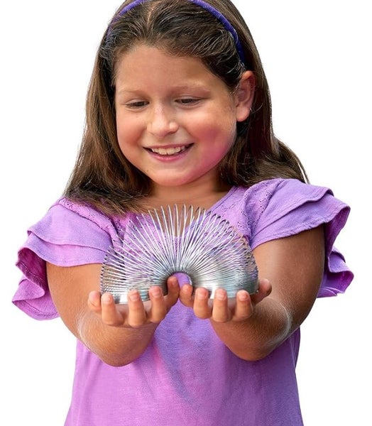 The Original Slinky Walking Spring Toy, Metal Slinky Carousel 2