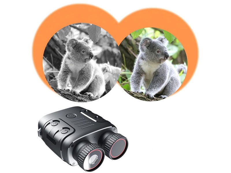 Night Vision Goggles NVG VR Head Binoculars Infrared Digital 5x zoom 200M+ Range Carousel 1