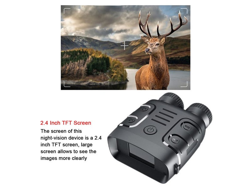 Night Vision Goggles NVG VR Head Binoculars Infrared Digital 5x zoom 200M+ Range Carousel 2