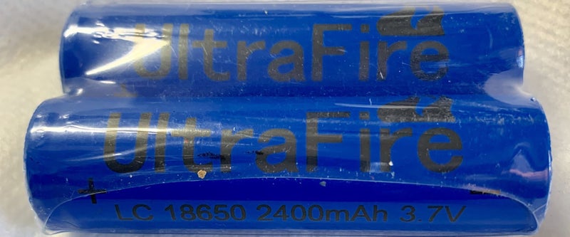 UltraFire LC 18650 2400mAh 3.7V Battery 2PCS Brand New Carousel 1