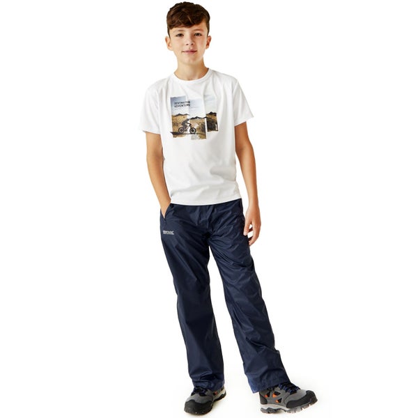 Regatta Kids Pack It Waterproof Overtrousers Carousel 4