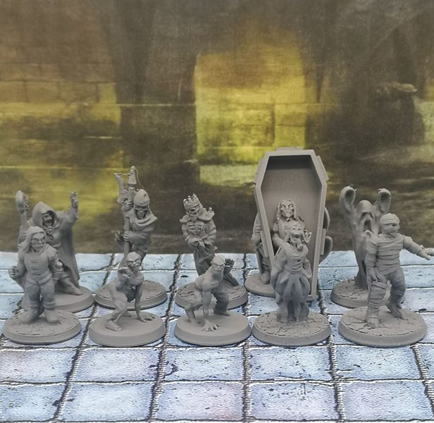 Monster Miniatures Brite Set#2 Undead Dungeons and Dragons dice4dungeons Carousel 1