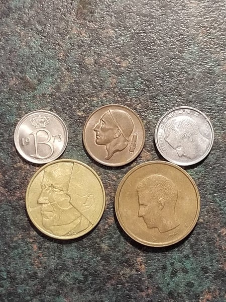 BELGIAN - Set of 5 Coins Carousel 2