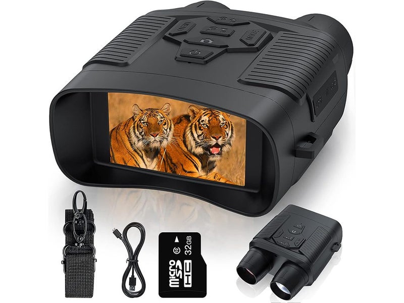 Night Vision Goggles 4K Digital Infrared Night Vision Binoculars 3'' Screen Carousel 1