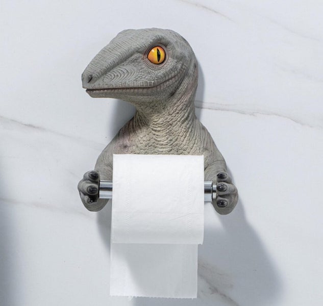 Jurassic Wall Mounted Toilet Paper Holder Carousel 1