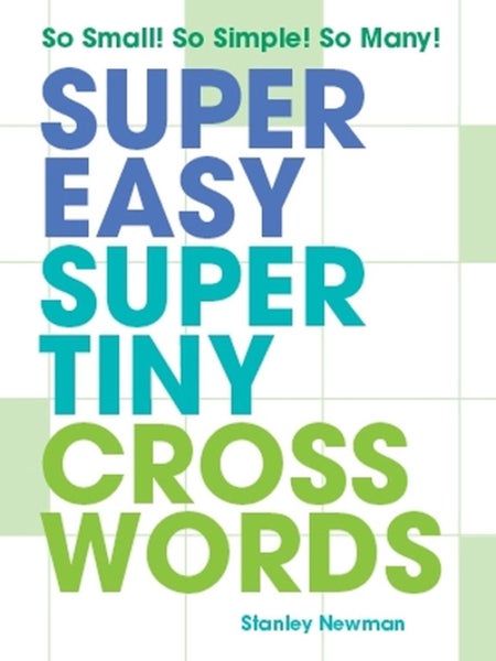 Super Easy Super Tiny Crosswords by Stanley Newman - Paperback Carousel 1