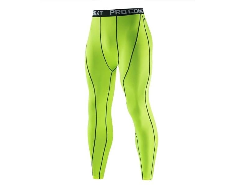 Compression Men Fitness Tights Base Layer Trousers Sweat Gym Workout Pants Carousel 1