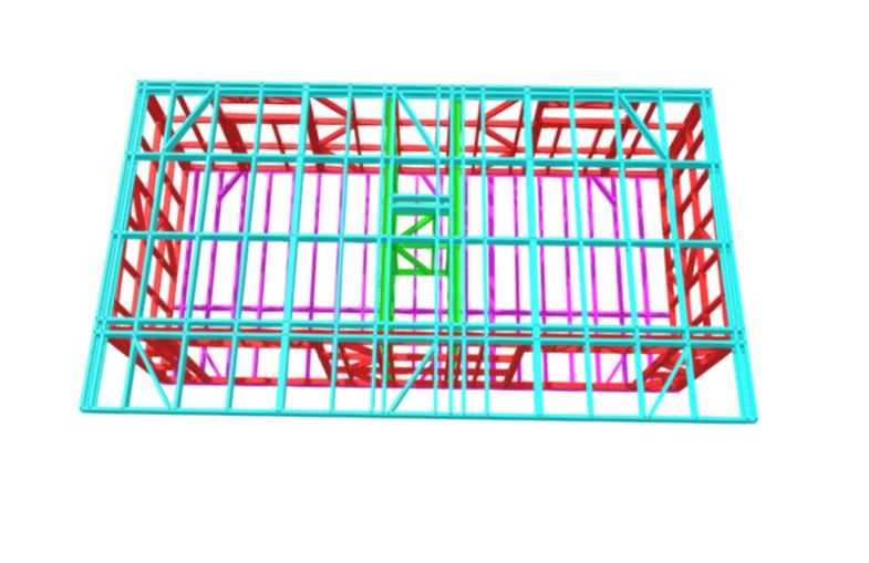 3.6m x 7.8m - twin sleepout with wardrobes frame kit Carousel 2