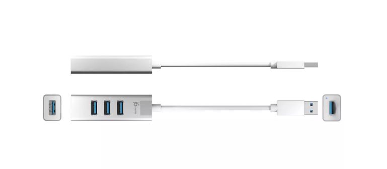 J5create Aluminum 4 x USB PORT USB-A Hub Carousel 2