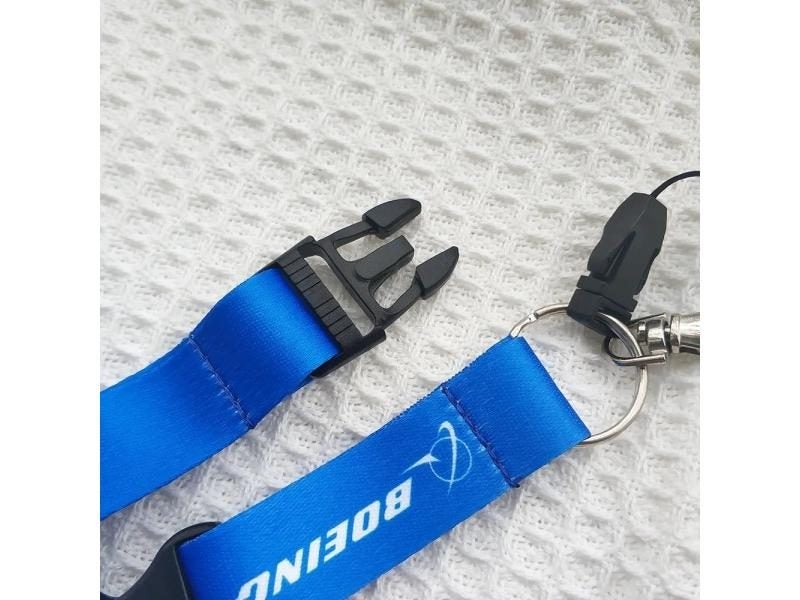 1 PC Blue Boeing Lanyard For Phone/ID Card Holder Carousel 1