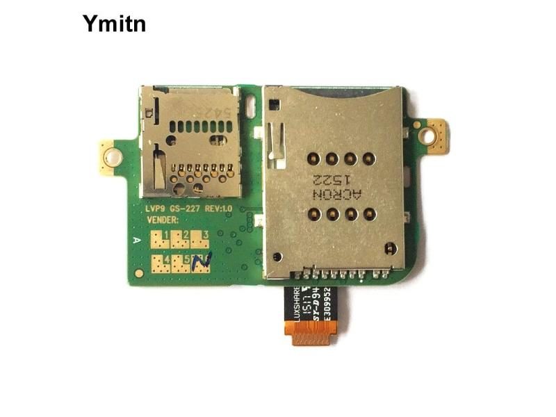 Micro SD TF Sim Card Tray Slot Flex Cable For Lenovo Tablet A7600 Series 3G Carousel 2