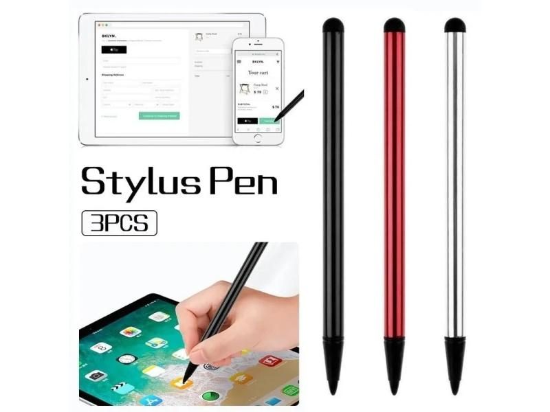3PCS Universal Phone Tablet Touchscreen Pens Capacitive Stylus Pencil For Carousel 2
