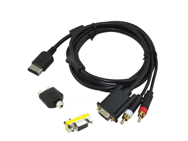 High Definition VGA Cable RCA Sound Adapter HD Box Cable For Sega Dreamcast Carousel 2