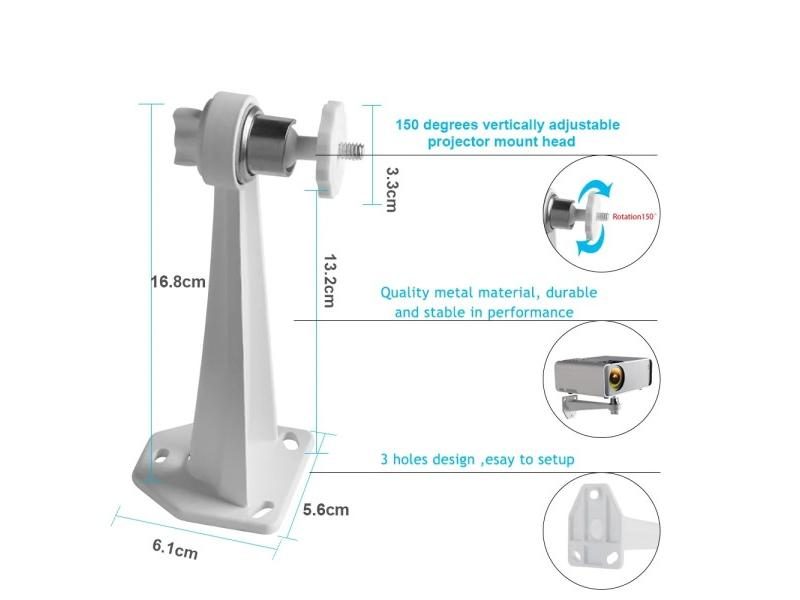 Loading 5KG Mini Projector Bracket Wall Ceiling Mount YG300 HY300 Pro HY320 Carousel 1