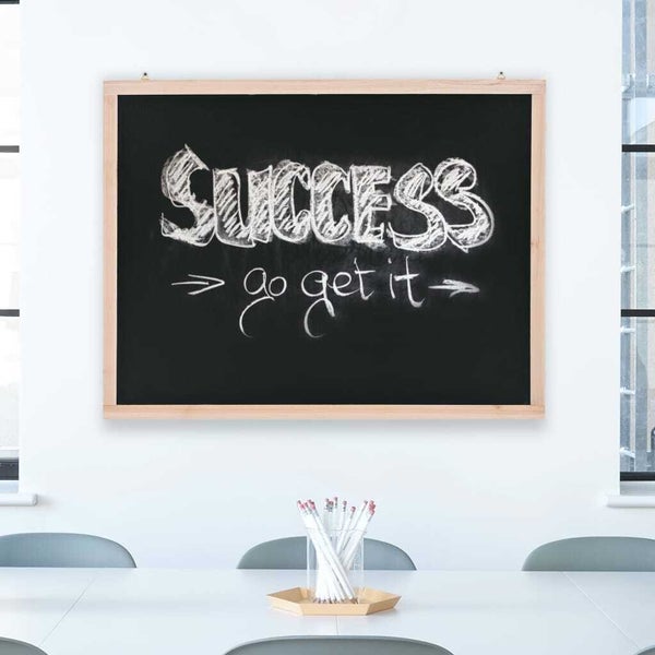 vidaXL Wall-Mounted Blackboard Cedar Wood 60x80 cm Carousel 2